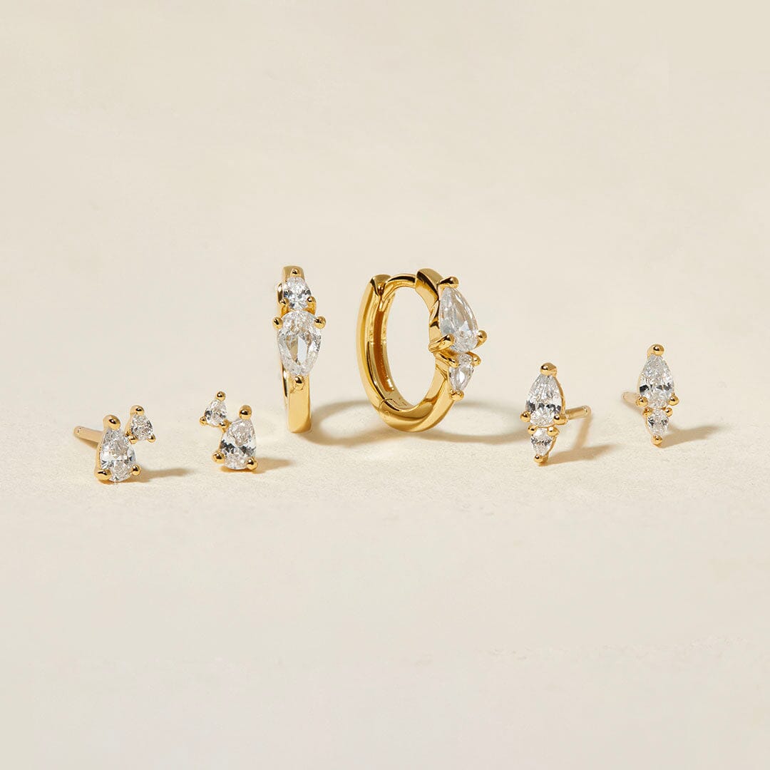 Agie 6-piece earring set
