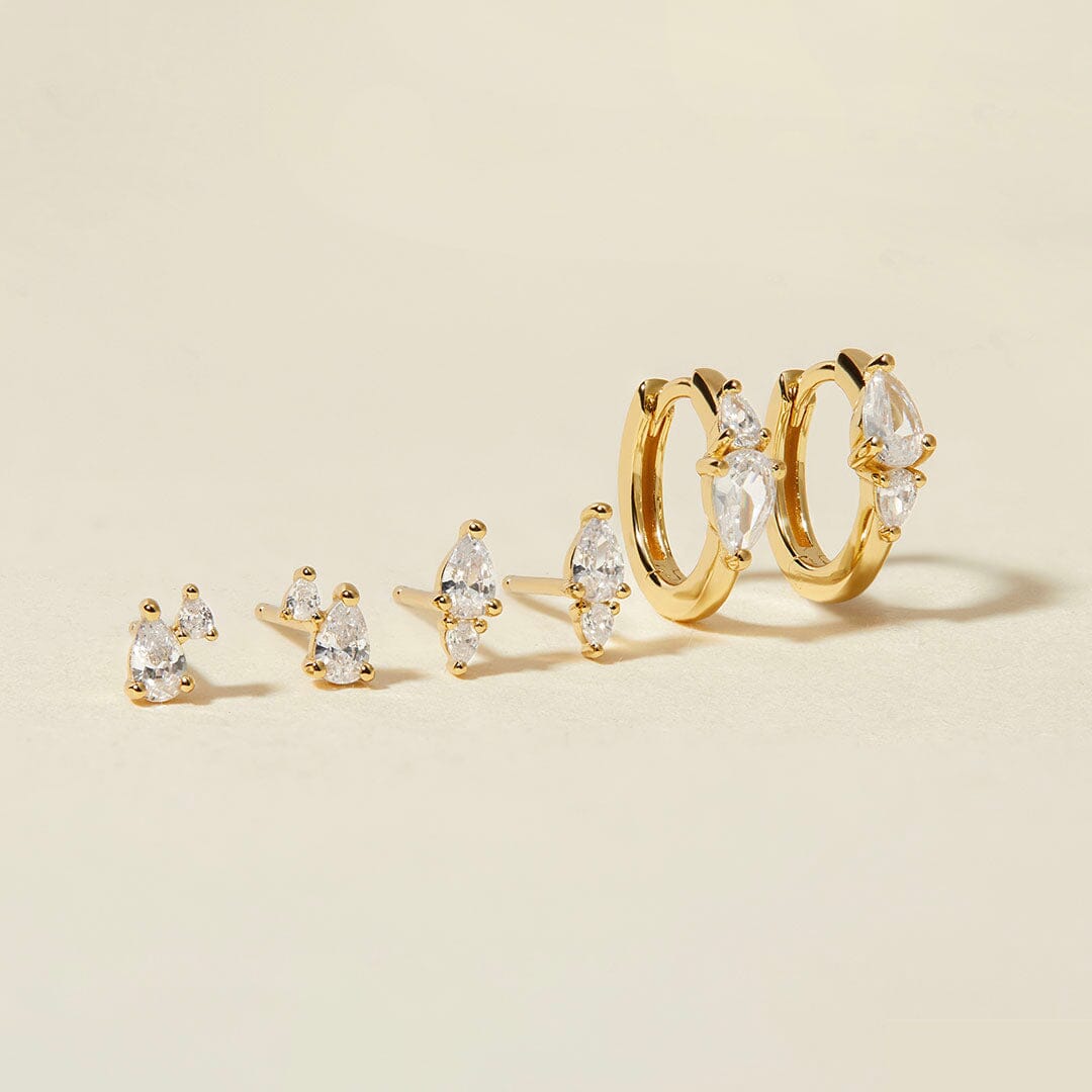 Agie 6-piece earring set