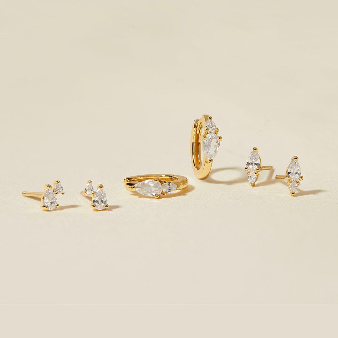 Agie 6-piece earring set
