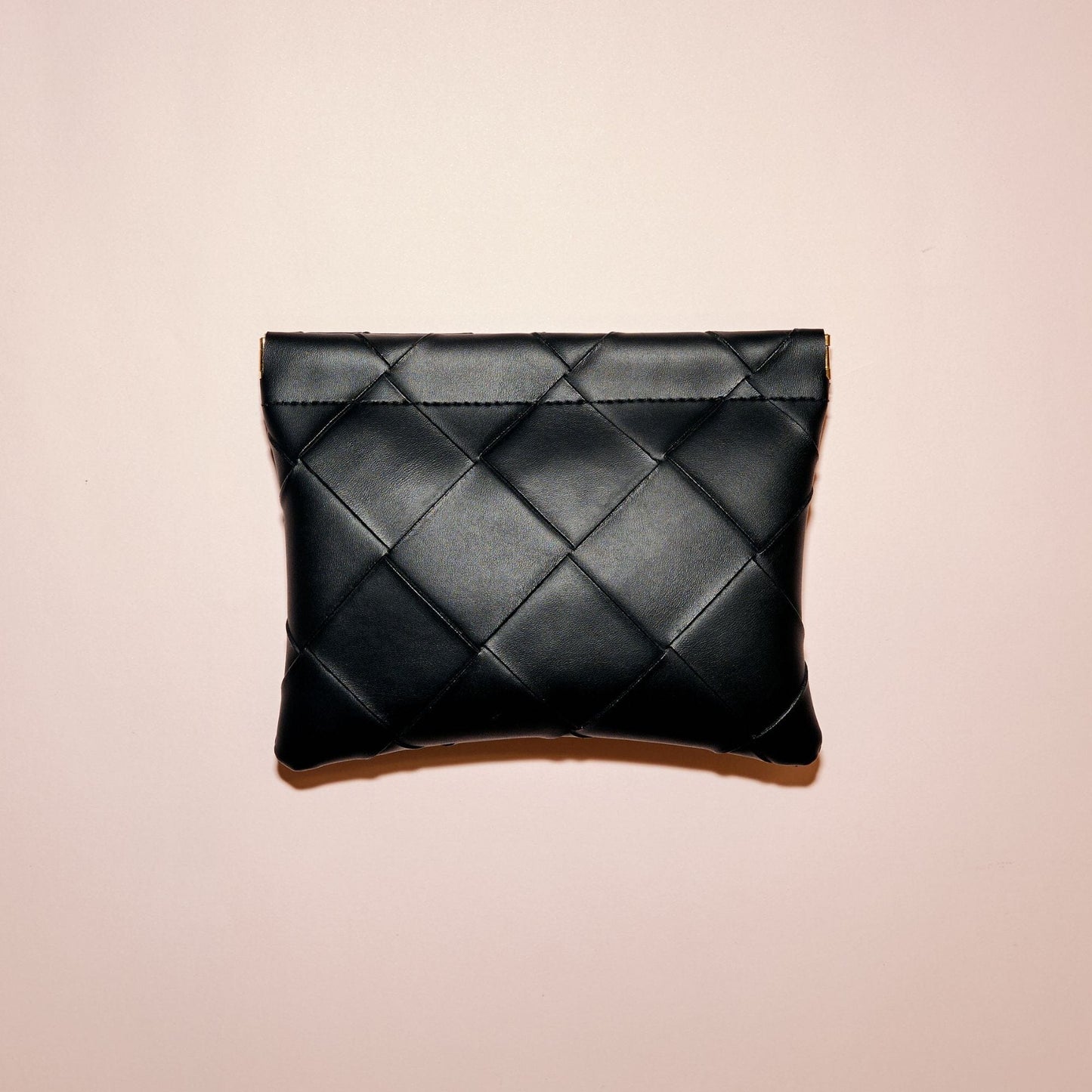 Black woven pouches 3-piece set