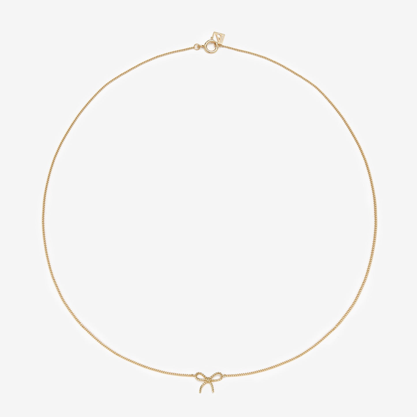Ace baby bow necklace