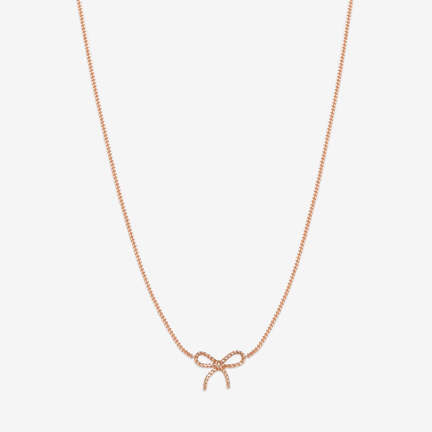 Ace baby bow necklace