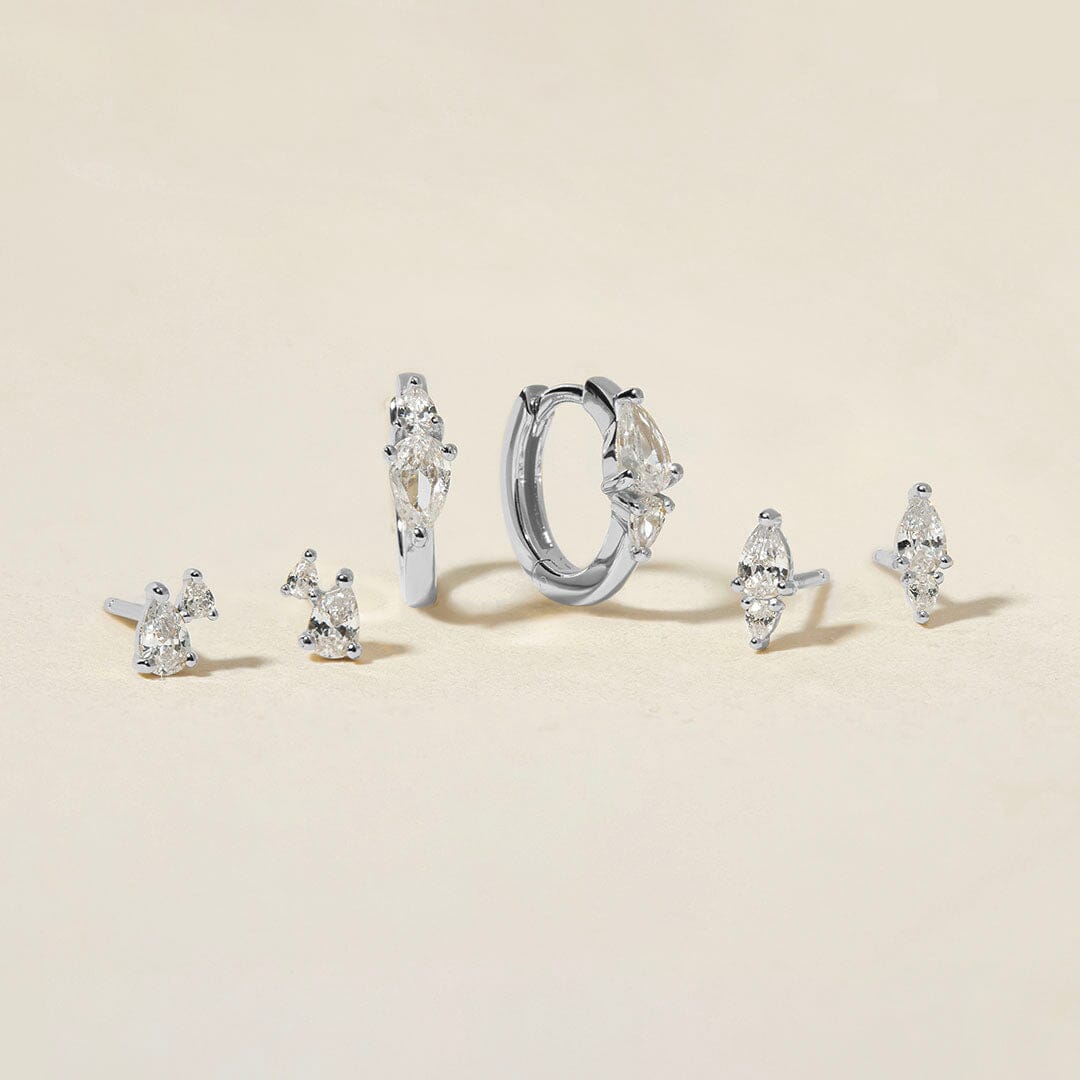 Agie 6-piece earring set