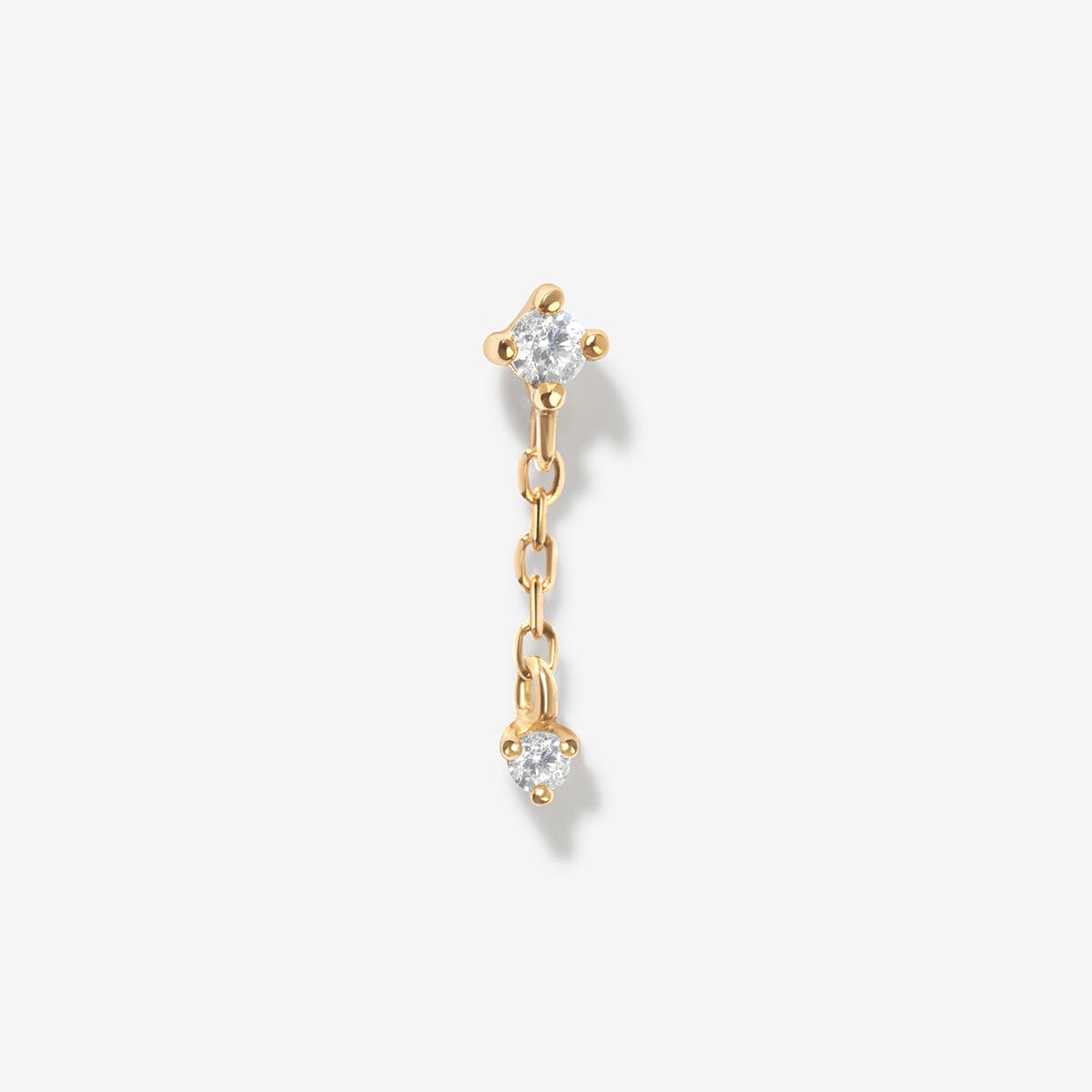 Haluk diamond stud piercing