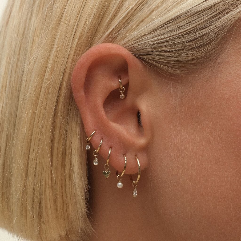 Tad hoop charm