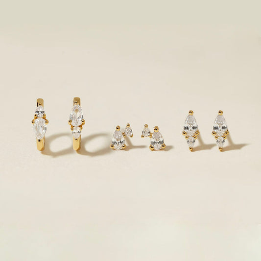 Agie 6-piece earring set