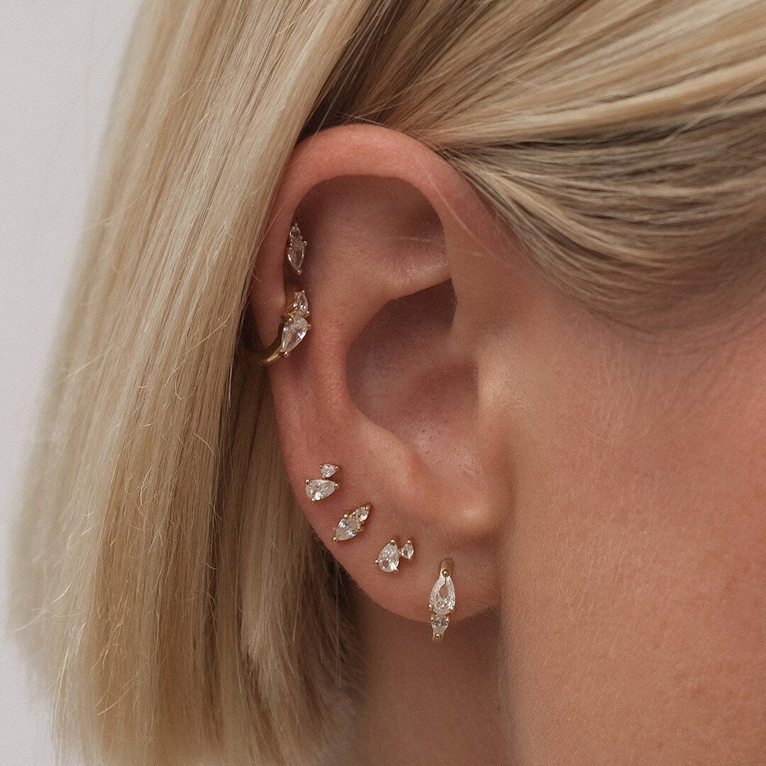 Agie 6-piece earring set