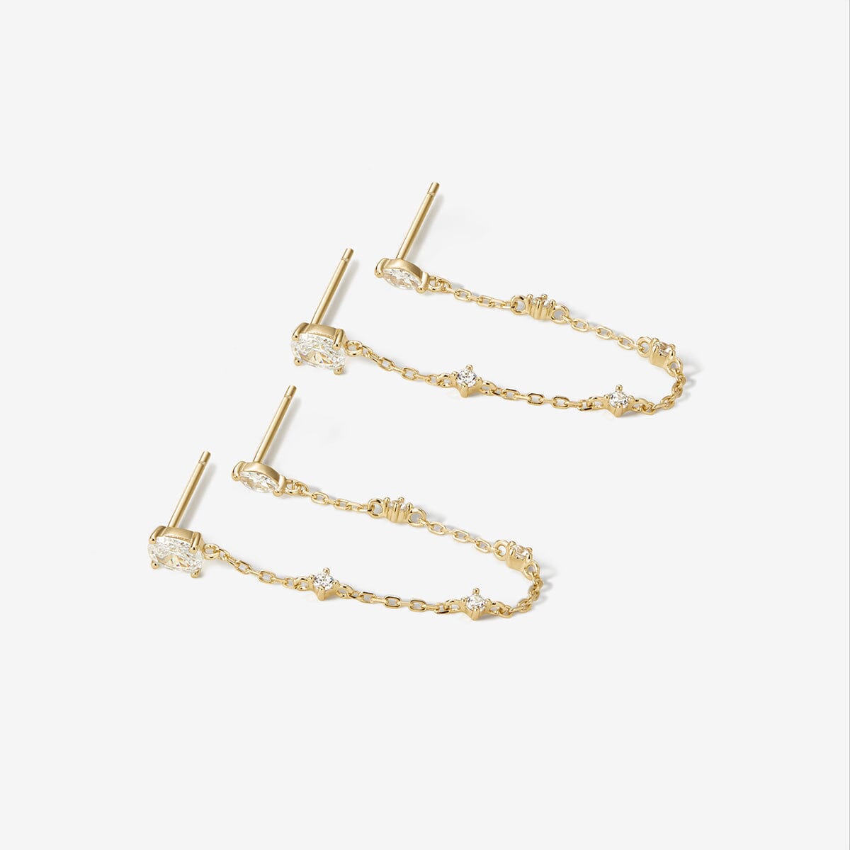 Cam chain earrings