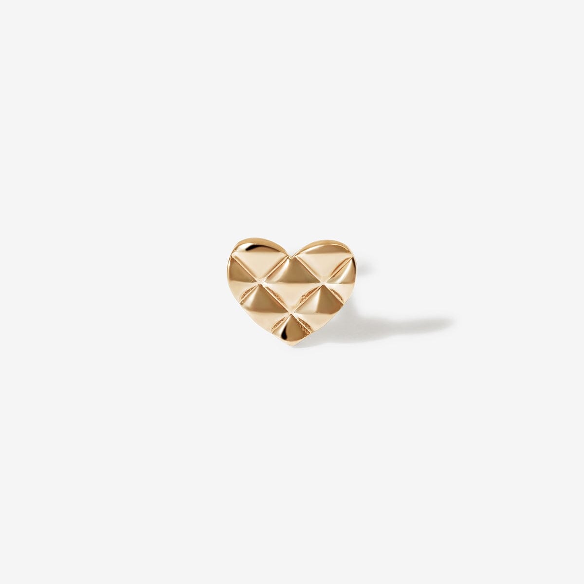 Day heart quilted piercing