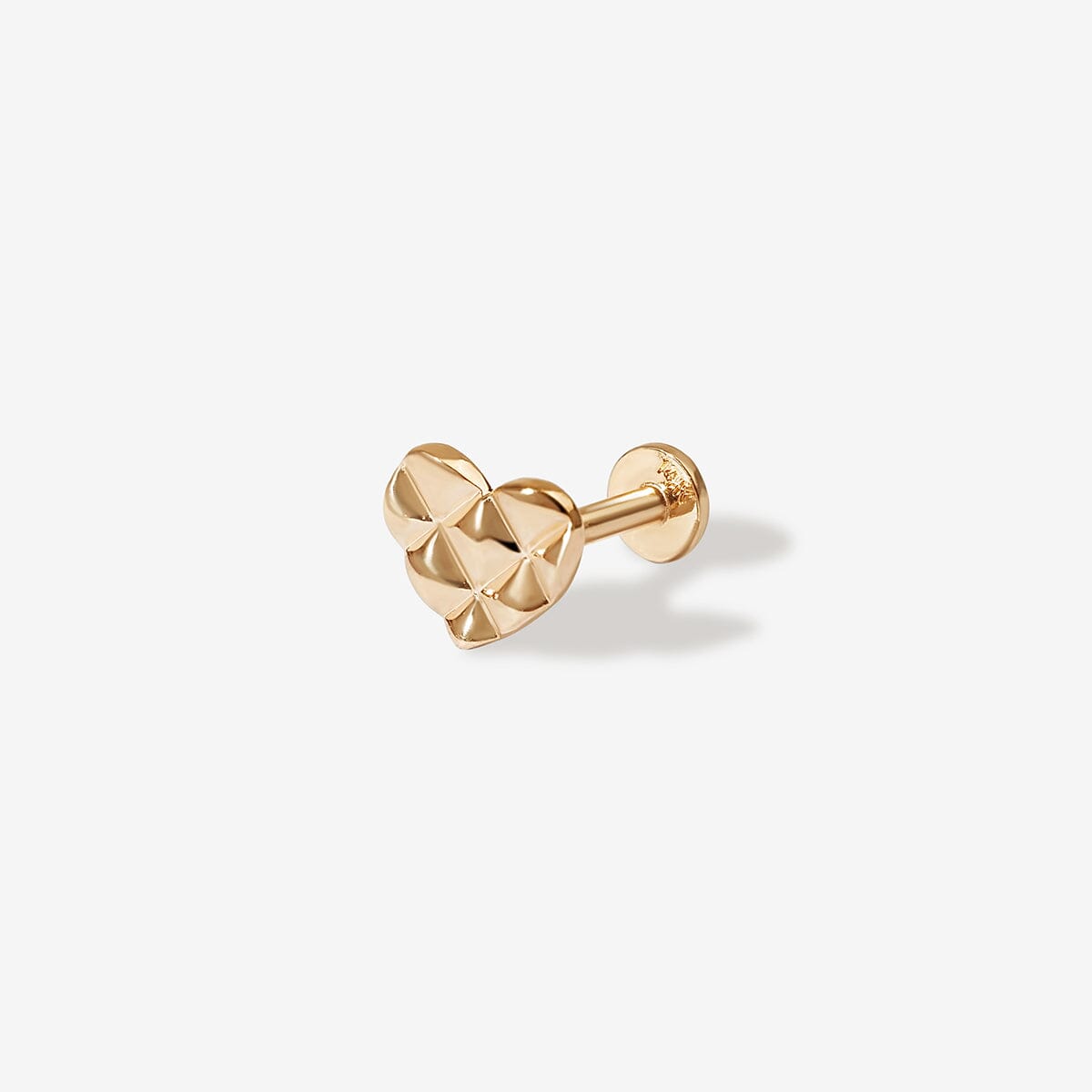 Day heart quilted piercing