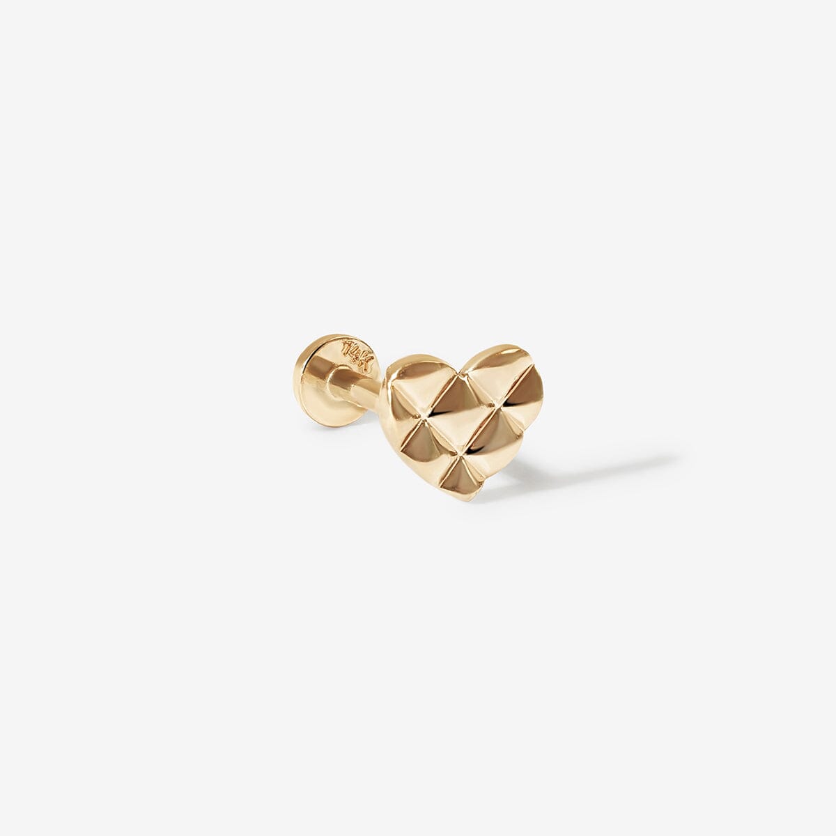 Day heart quilted piercing