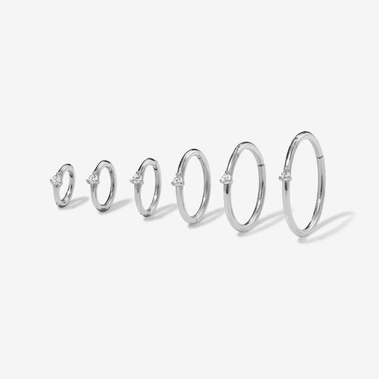Cloud diamond clicker hoop