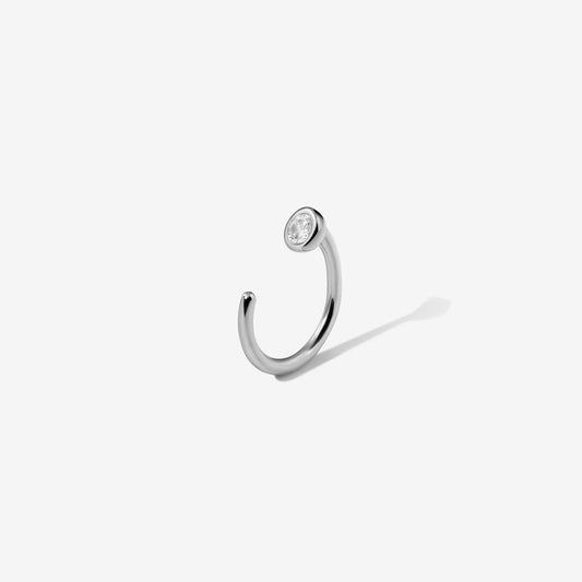 Stevie diamond hookie piercing